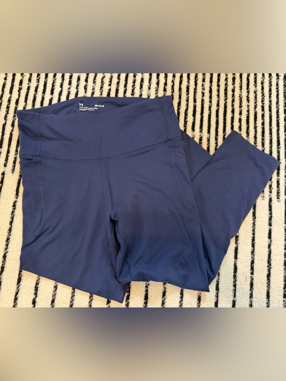 Under Armour Deep Navy Fitted Athletic Leggings